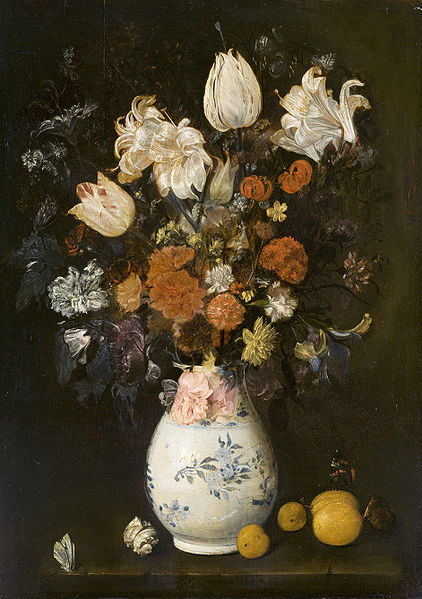 Judith leyster Flowers in a vase